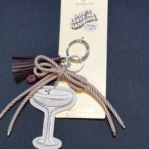 Skinnydip Brown Cocktail Glass Key Holder